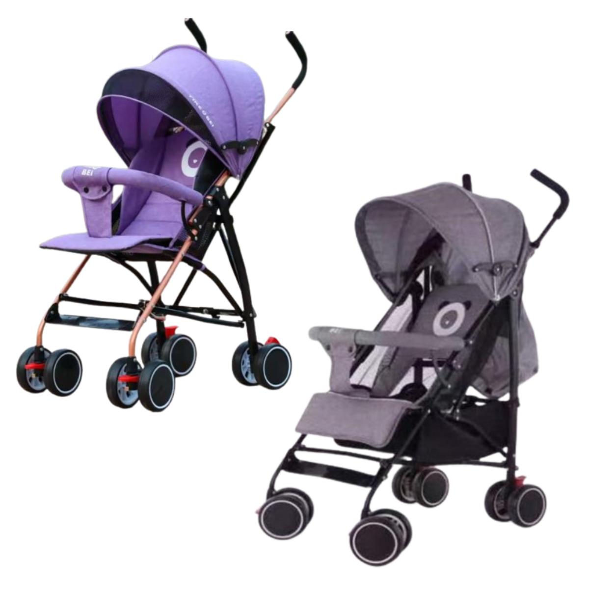 4 Wheels Hot Mom Baby Foldable Stroller/Mama Love Baby Stroller, 1 Piece Assorted