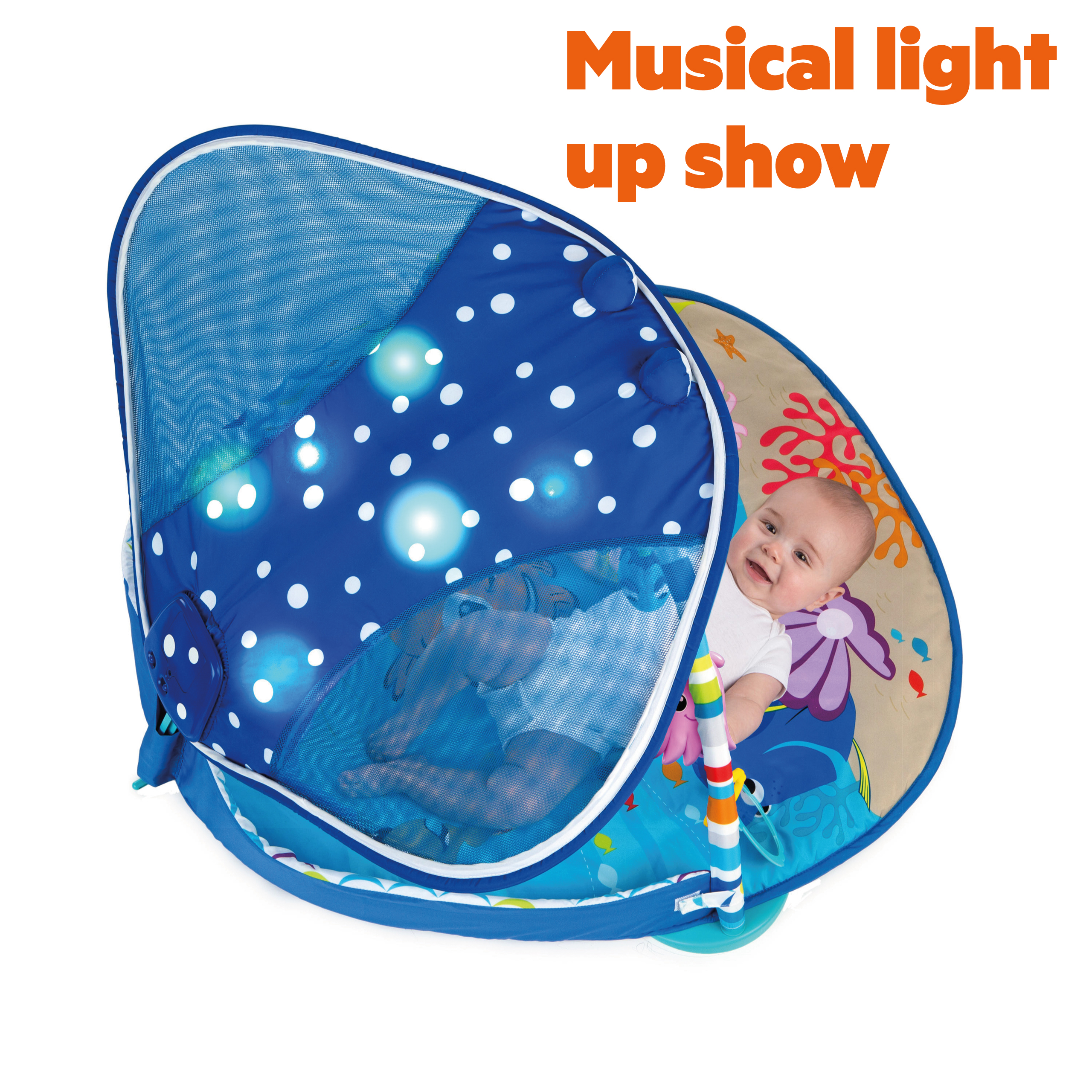 DISNEY BABY Mr. Ray Ocean Lights & Music Gym™