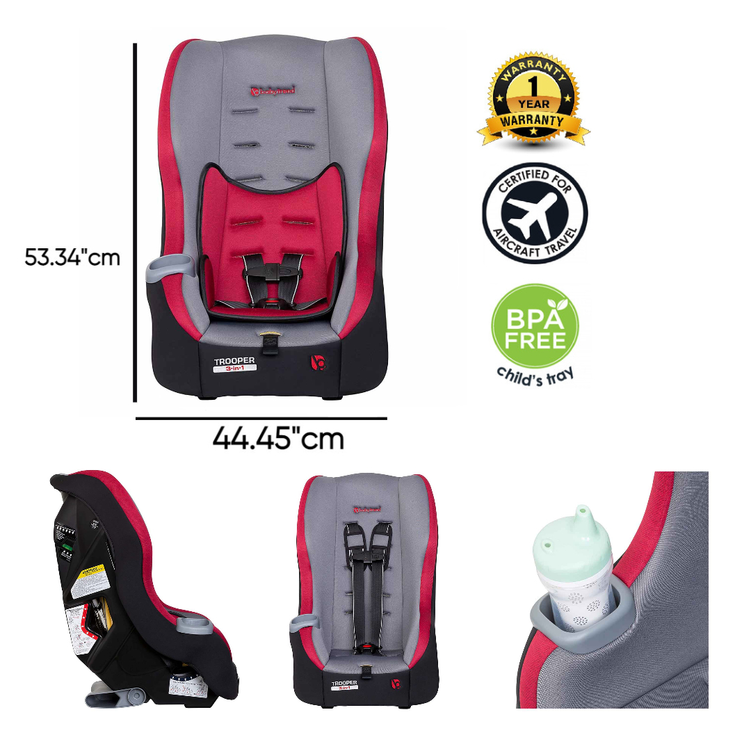 Babytrend Trooper 3-In-1 Covertible Car Seat Scooter