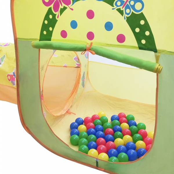 Ching Ching Butterfly Square House and Tunnel with 100pcs Colorful Balls