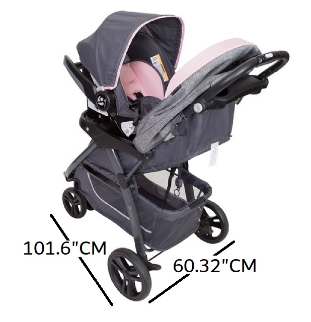 Babytrend Skyline 35 Travel System Starlight Pink