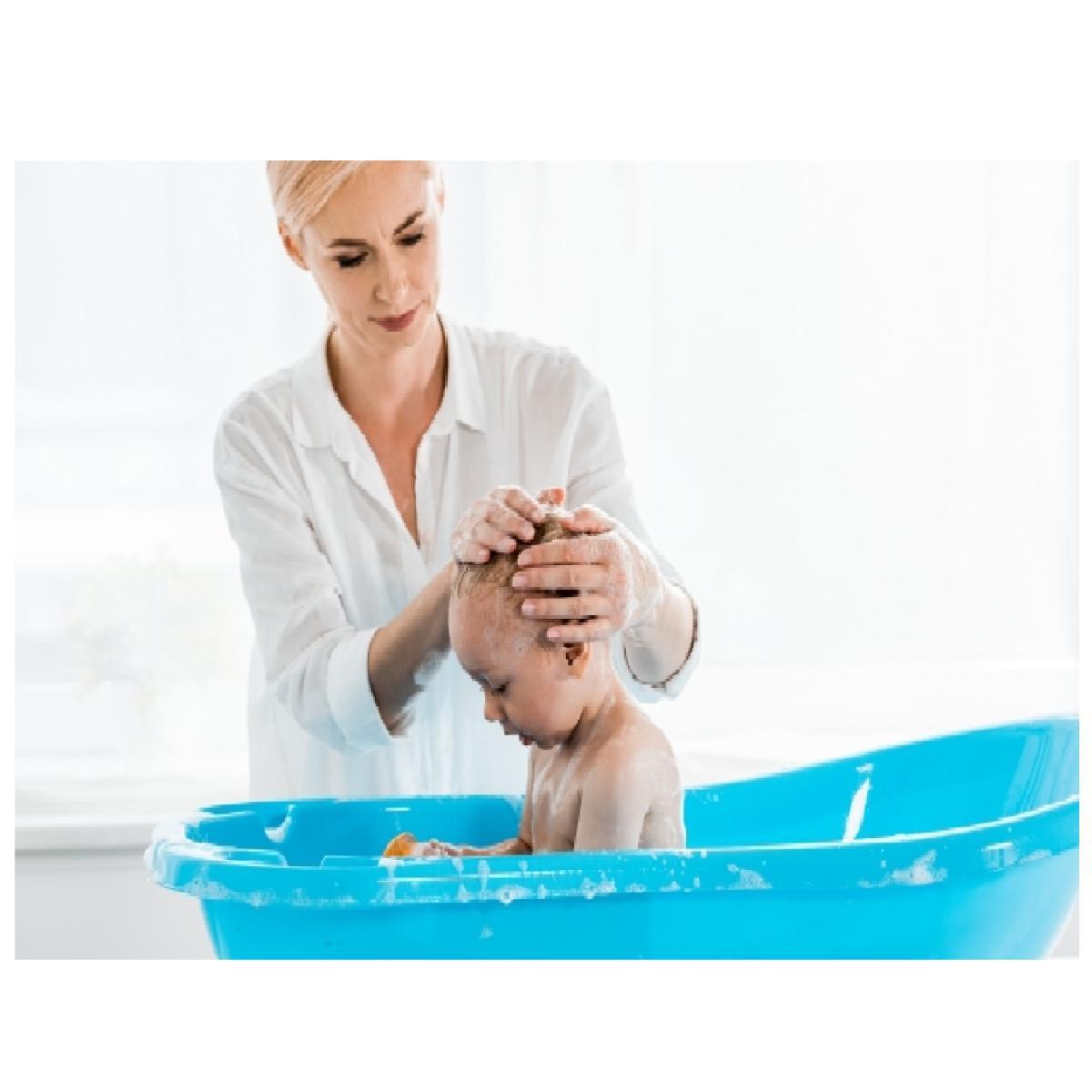 Cam - Bollicina Bath Tub - Blue with universal stand