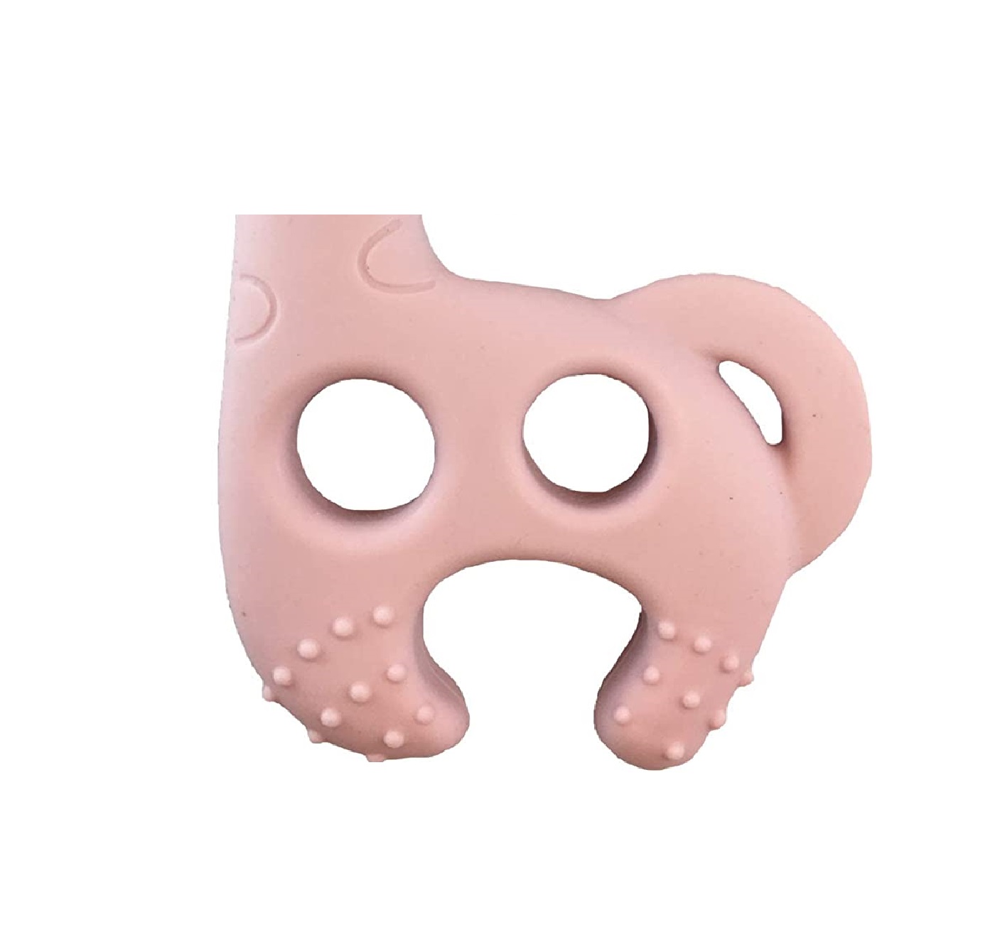 Diaper Champ - Bite Me Raff Teether - Old Pink