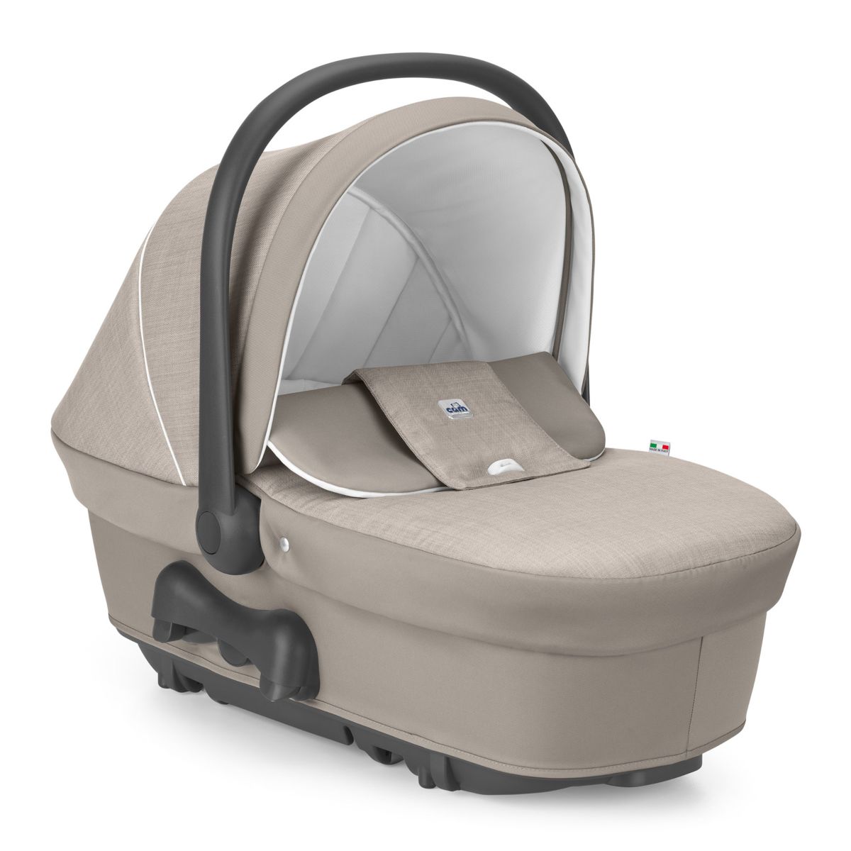 CAM BABY TRAVEL SYSTEM COMBY FAMILY TRIS T787 from 0 to 4 years old 22 kg. Spacious and deeper carrycot Rocking function Aluminium frame Portable and compact folding made in Italy. Babykish