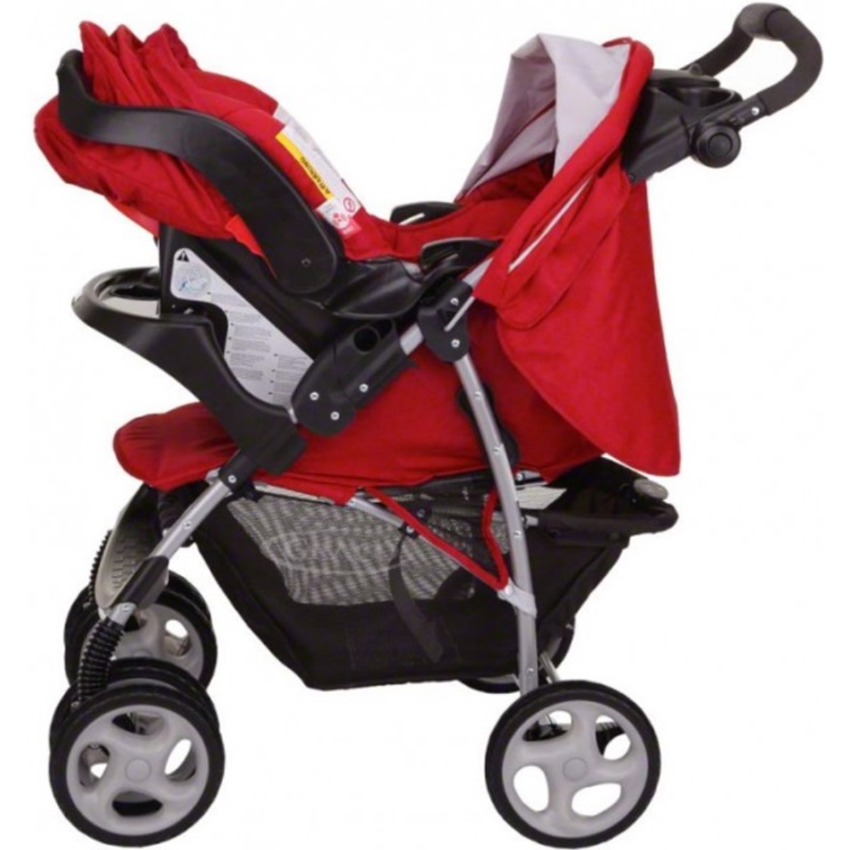 graco travel system red